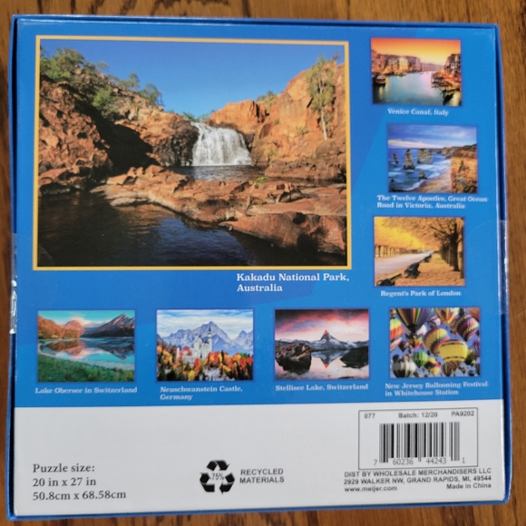 Jigsaw Puzzle (NIB - unopened) 1000 pc Kakadu National Park, Australia ~ FINAL - Picture 7 of 9
